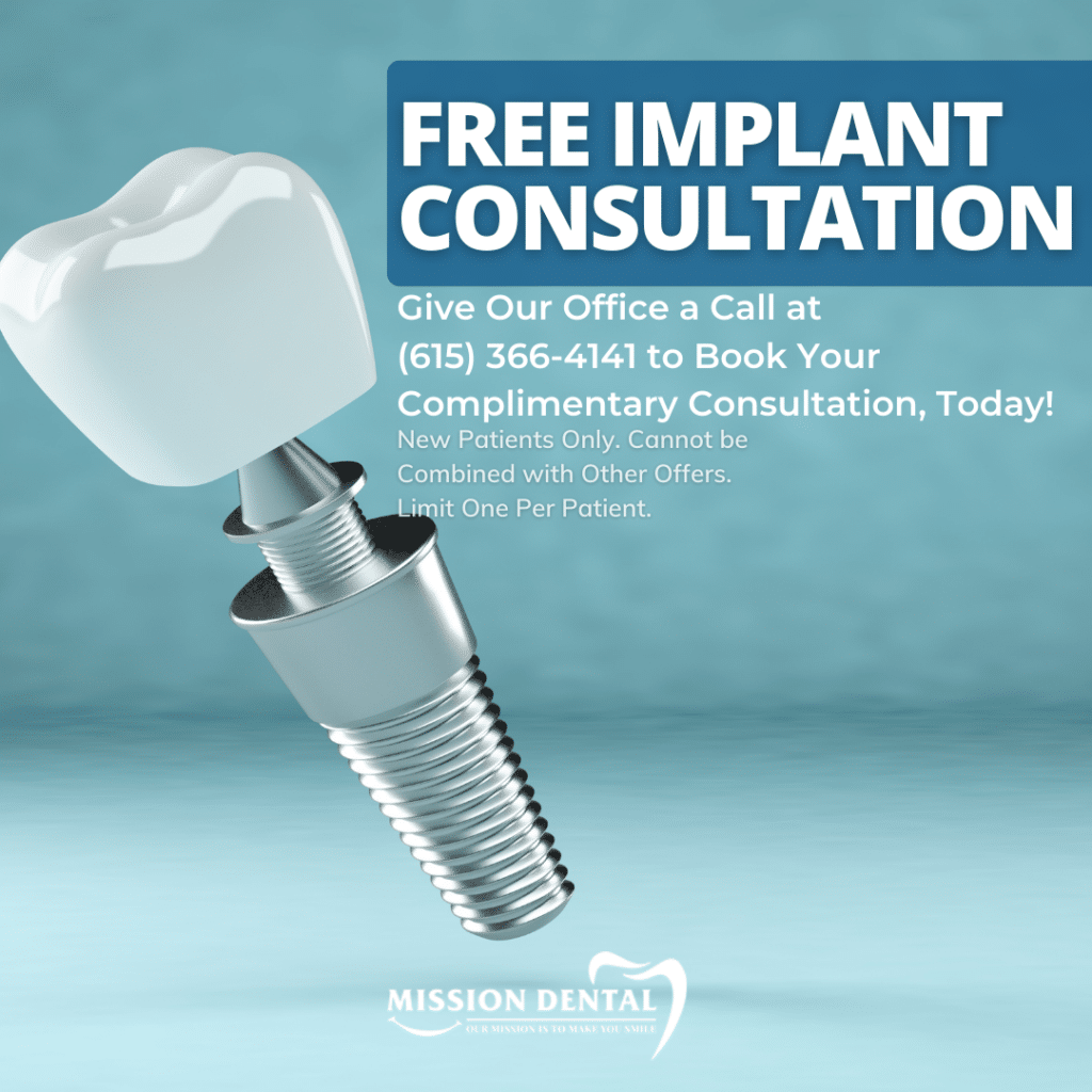 Free implant consultation. New patients only.